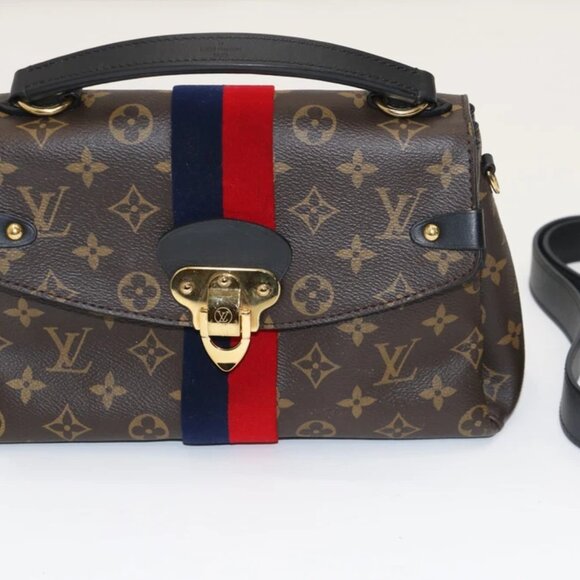 Louis Vuitton Georges Handbag Monogram Canvas BB Cherry - Brown/Red/Blue - Picture 1 of 15